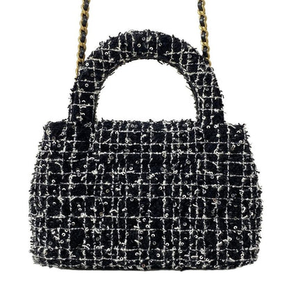 Chanel Shoulder Bag Mini Shopping Bag As4416/b16142/nu928 Black×white