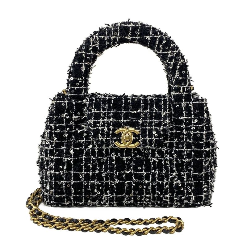 Chanel Shoulder Bag Mini Shopping Bag As4416/b16142/nu928 Black×white