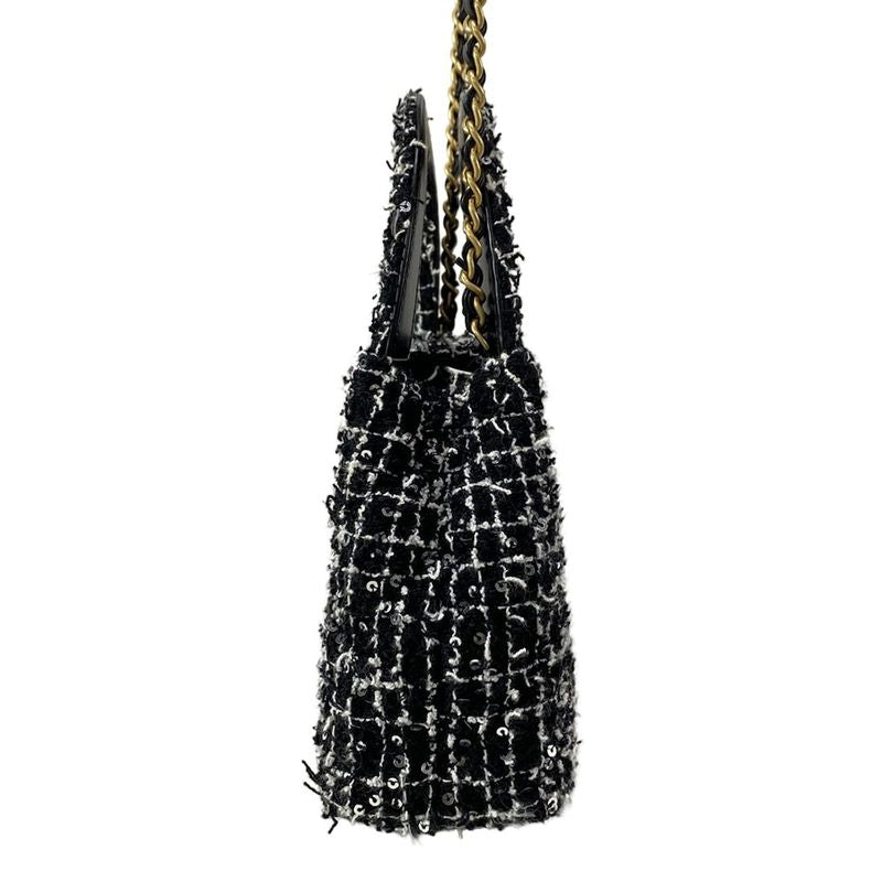 Chanel Shoulder Bag Mini Shopping Bag As4416/b16142/nu928 Black×white