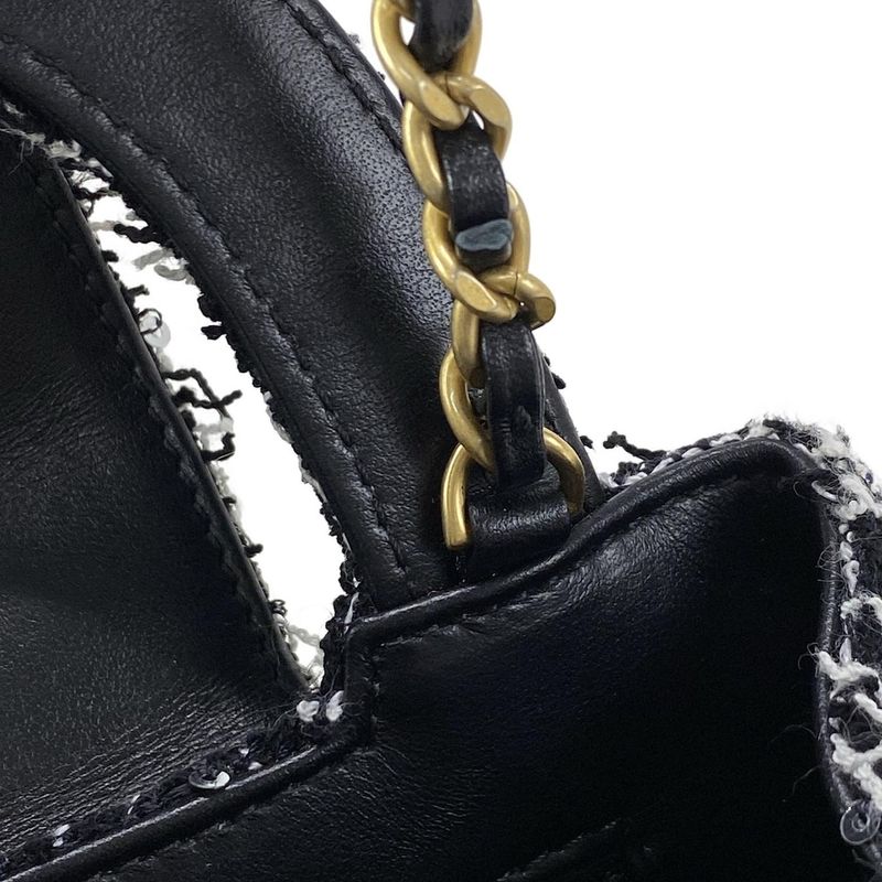 Chanel Shoulder Bag Mini Shopping Bag As4416/b16142/nu928 Black×white