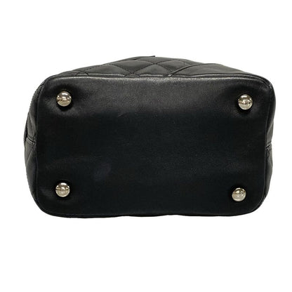 Chanel Cambon Line Small Tote A25166 Black Lambskin