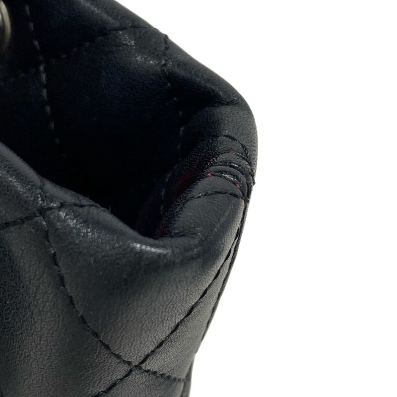 Chanel Cambon Line Small Tote A25166 Black Lambskin