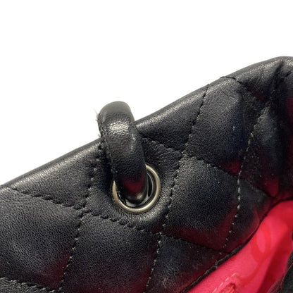 Chanel Cambon Line Small Tote A25166 Black Lambskin