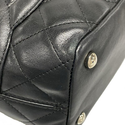 Chanel Cambon Line Small Tote A25166 Black Lambskin