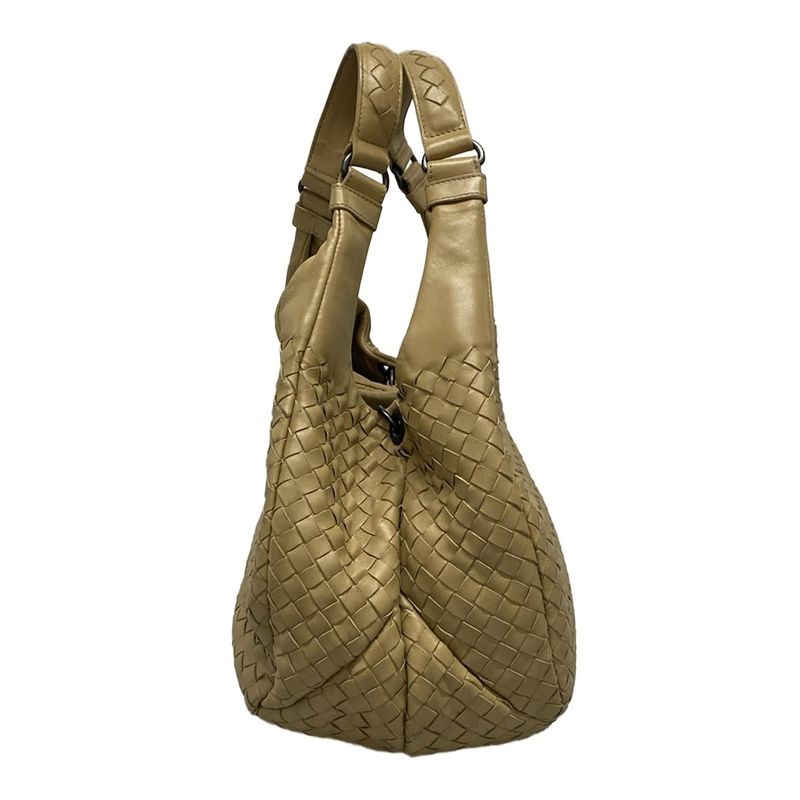 Bottega Veneta Tote Bag Medium Campana Bag Beige Leather