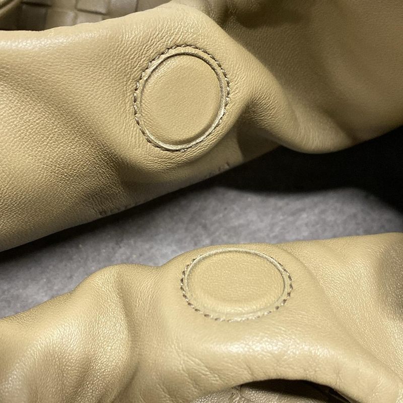 Bottega Veneta Tote Bag Medium Campana Bag Beige Leather