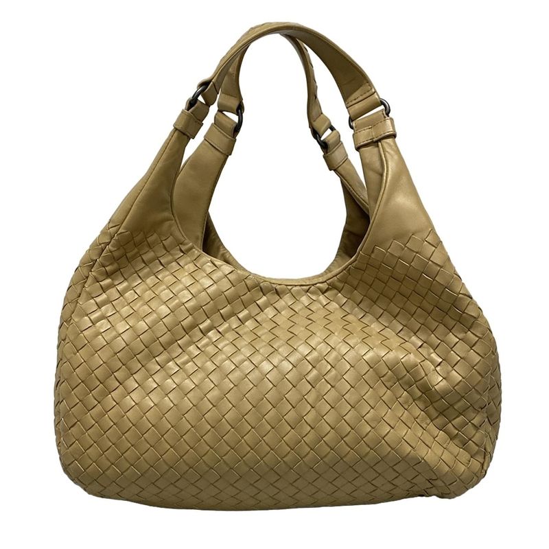 Bottega Veneta Tote Bag Medium Campana Bag Beige Leather