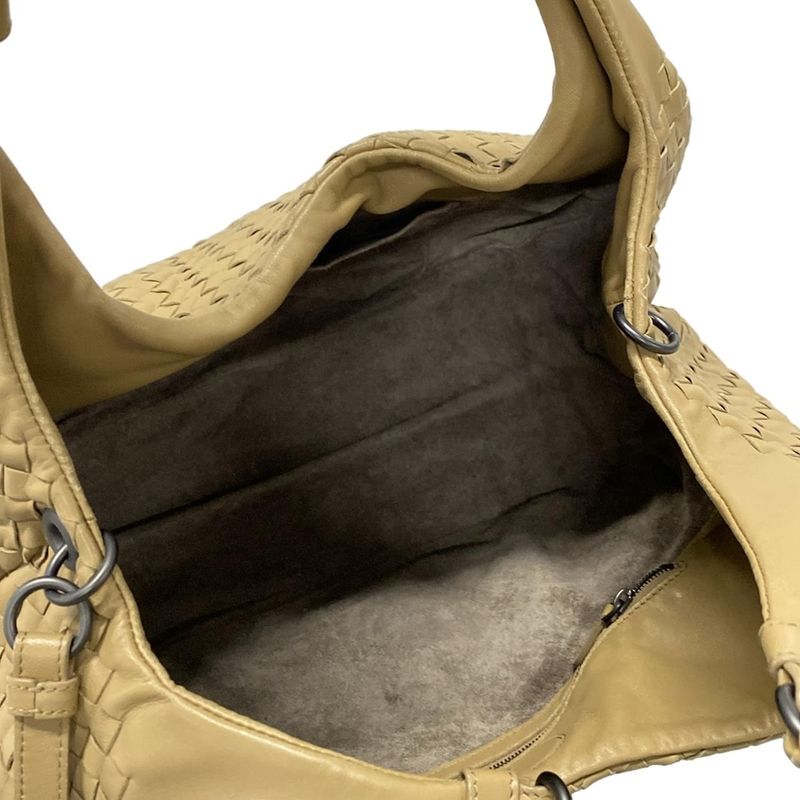 Bottega Veneta Tote Bag Medium Campana Bag Beige Leather