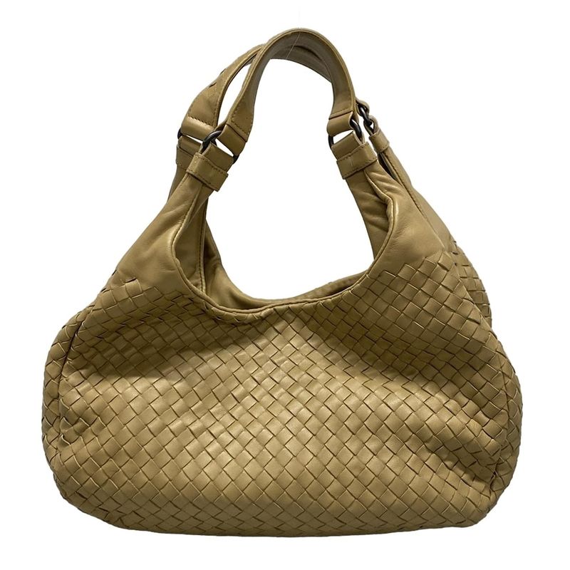 Bottega Veneta Tote Bag Medium Campana Bag Beige Leather