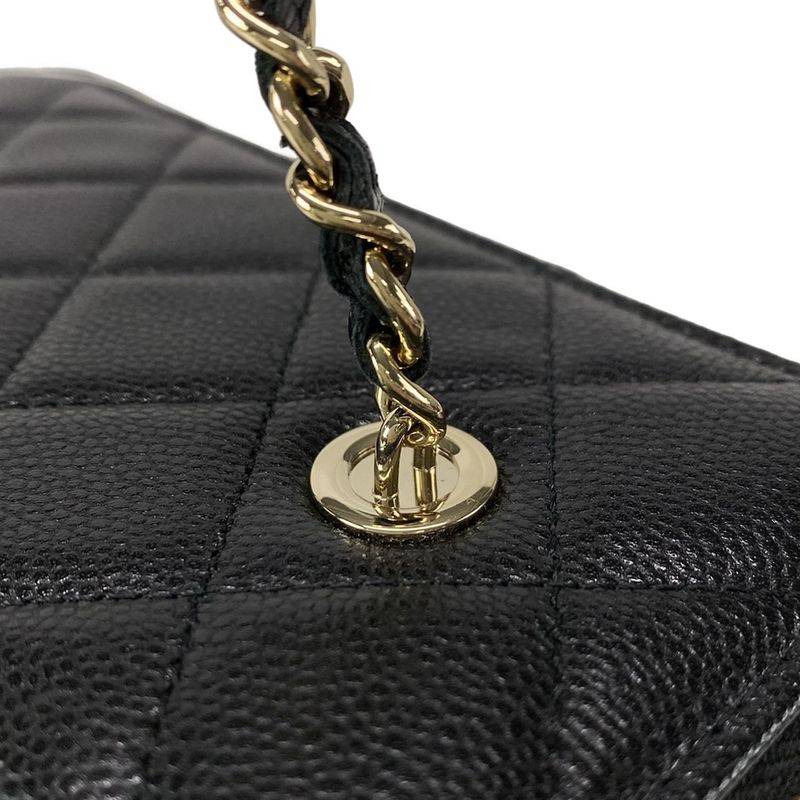 Chanel Shoulder Bag Matelasse Ap1341 Black Chain Shoulder / Gold Hardware /
