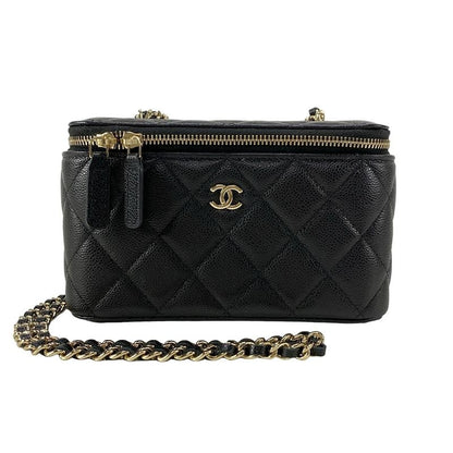 Chanel Shoulder Bag Matelasse Ap1341 Black Chain Shoulder / Gold Hardware /