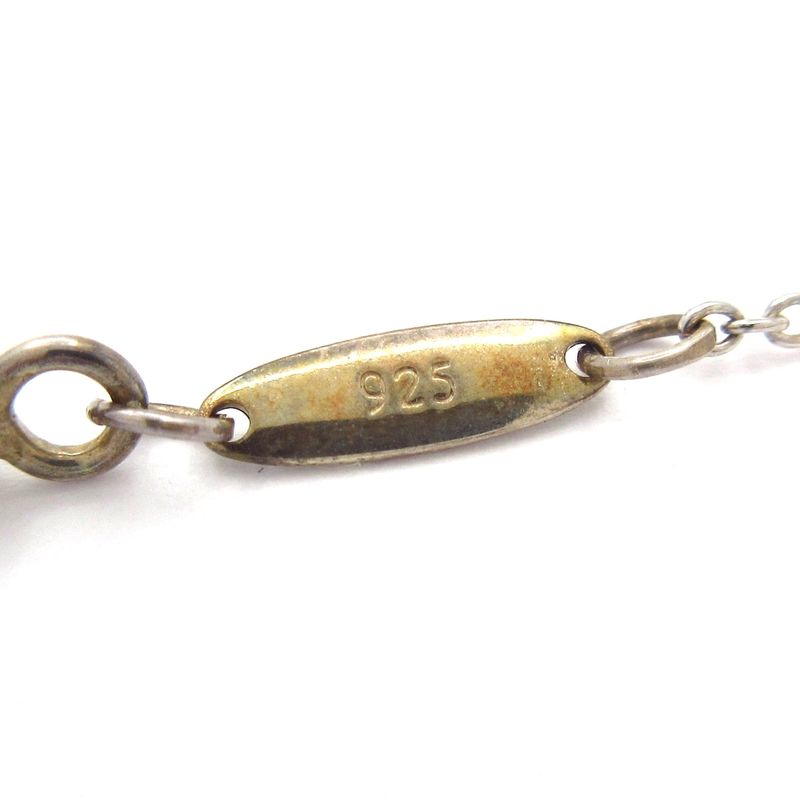 Tiffany & Co Necklace By-the-yard Diamonds And Silver 9p Diamonds