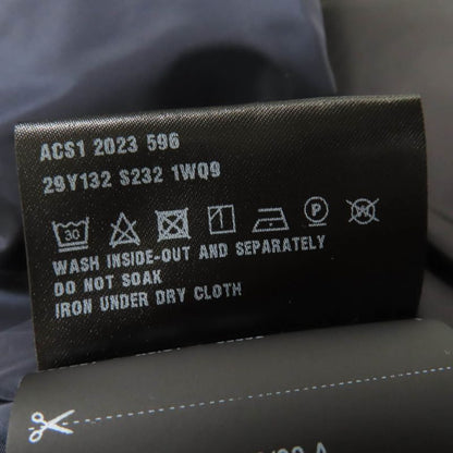 Prada 23AW 29y132re-nylon Triangle Logo Cropped 2WAY Down Jacket Black 40