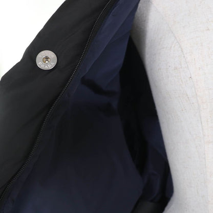 Prada 23AW 29y132re-nylon Triangle Logo Cropped 2WAY Down Jacket Black 40