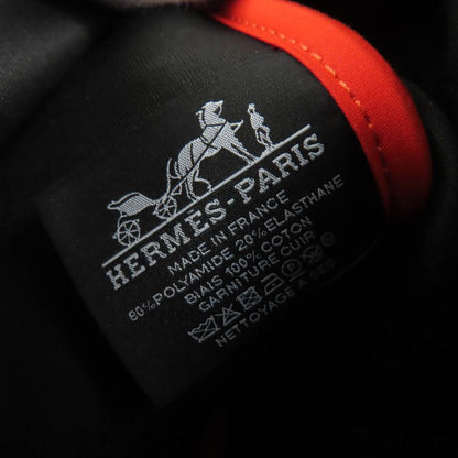 Hermes Neobain Trousse Flat MM Black Hardware Cheetah Cat ZIP Pouch Pink With