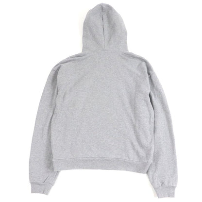 Celine Ry08m670q Eddie Period Logo Embroidery Pullover Hoodie Grey XS Made In