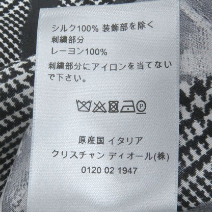 DIOR Homme 013c501e4796 100% Silk Logo Embroidery Embroidered Rose Long Sleeve