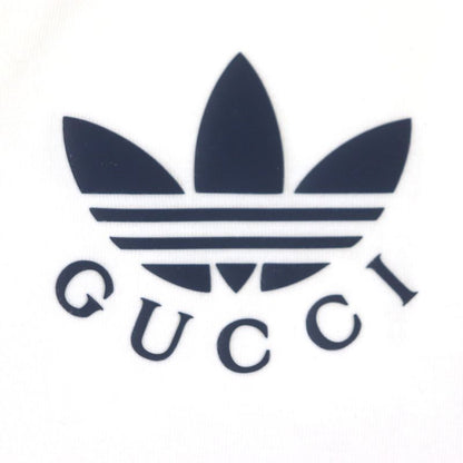 Gucci Adidas Gucci Adidas 692114 Sherry Line Webline Logo Print Mock Neck