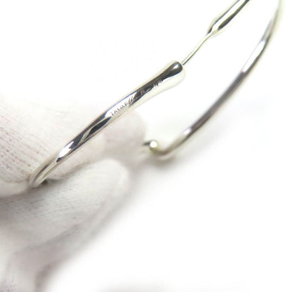 Tiffany & Co Elsa Peretti Open Heart Hoop Earrings Medium Sv925 Binaural