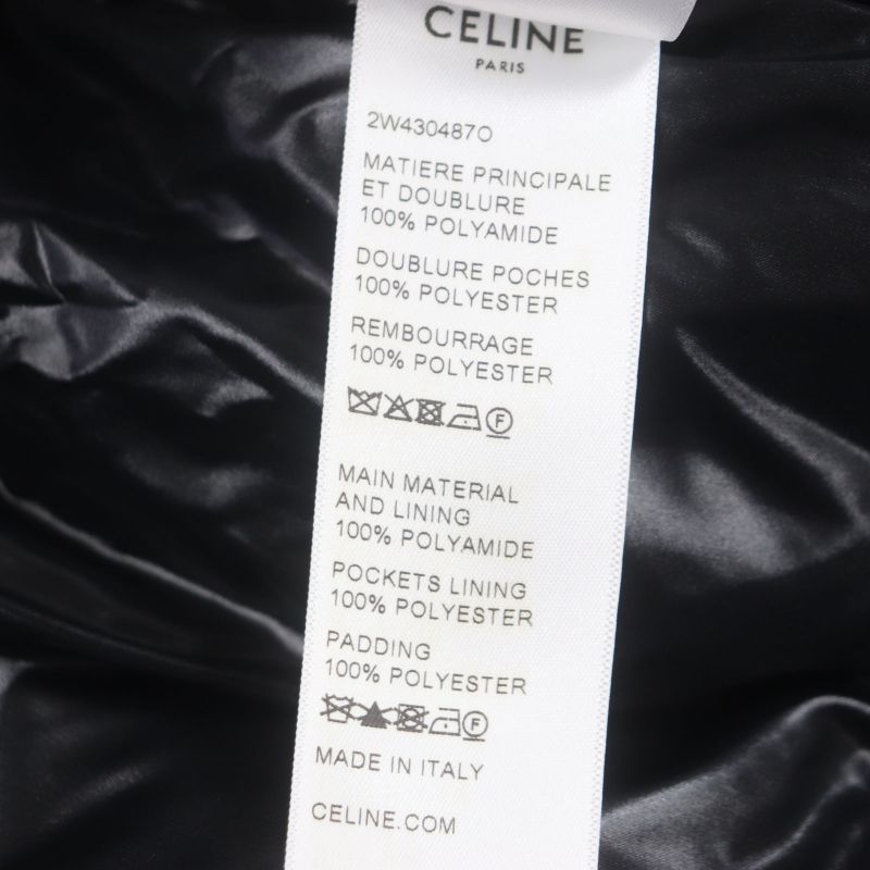  Celine 21AW 2w430487o Thomas Sauter Back Logo Print Cotton Puffy