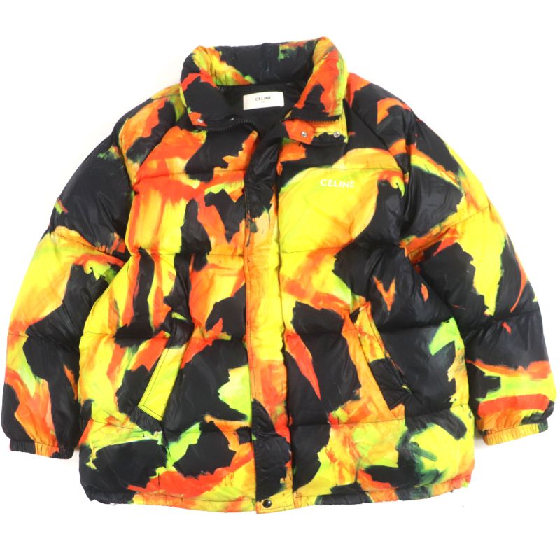  Celine 21AW 2w430487o Thomas Sauter Back Logo Print Cotton Puffy