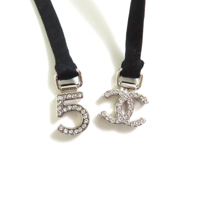 CHANEL P74589 100% Cotton Coco Mark Cropped Cut And Sewn With Rhinestone Charm