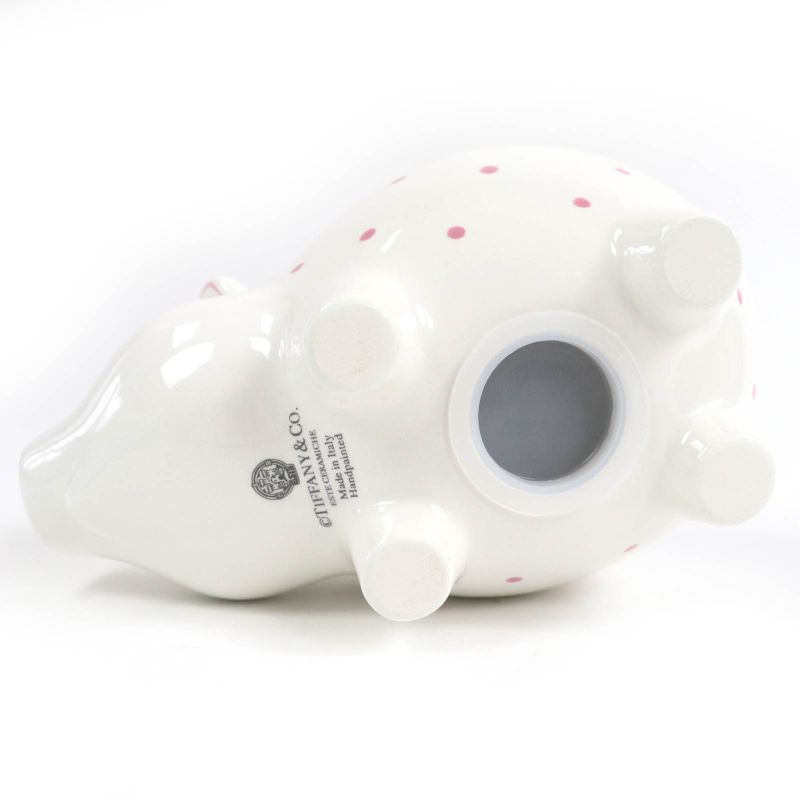 Tiffany & Co Ceramic Piggy Dotted Piggy Bank Piggy Bank Miscellaneo