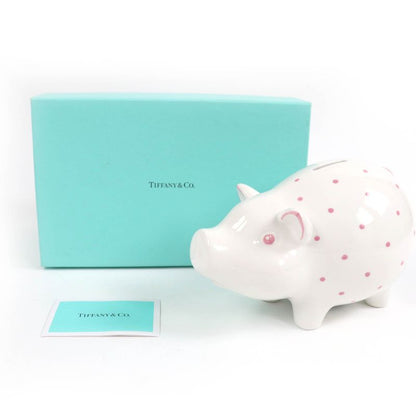 Tiffany & Co Ceramic Piggy Dotted Piggy Bank Piggy Bank Miscellaneo