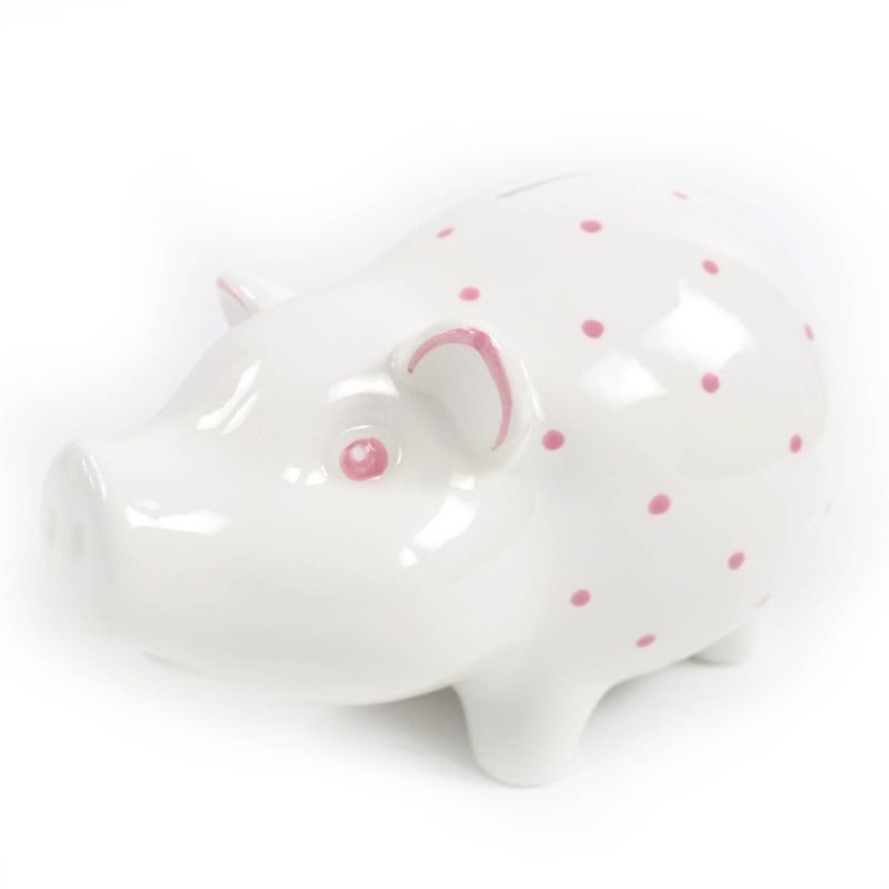 Tiffany & Co Ceramic Piggy Dotted Piggy Bank Piggy Bank Miscellaneo