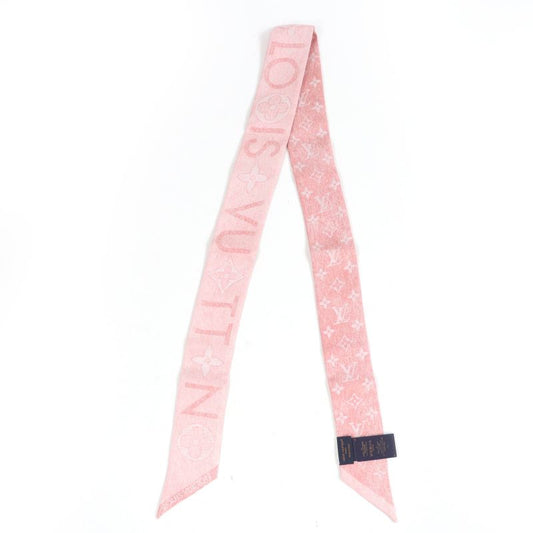 Louis Vuitton M96268 Bandeau BB Monogram Infinity 100% Silk Rose Cles Scarf