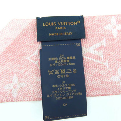 Louis Vuitton M96268 Bandeau BB Monogram Infinity 100% Silk Rose Cles Scarf