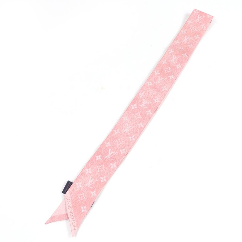 Louis Vuitton M96268 Bandeau BB Monogram Infinity 100% Silk Rose Cles Scarf