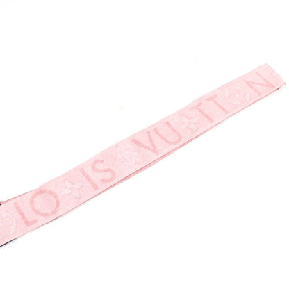 Louis Vuitton M96268 Bandeau BB Monogram Infinity 100% Silk Rose Cles Scarf