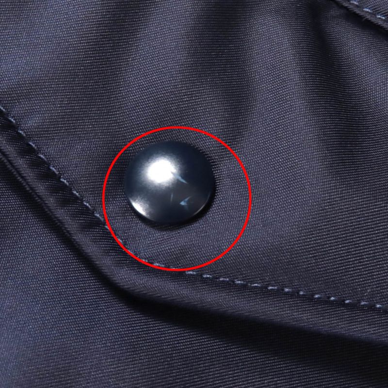 Prada 2021 29y995 With Triangle Logo Pouch Eco Fur Hooded Re-nylon Long Coat