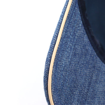 Louis Vuitton M7276l 100% Cotton LV Remix Monogram Denim Cap Indigo Blue With