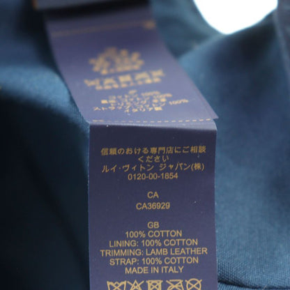 Louis Vuitton M7276l 100% Cotton LV Remix Monogram Denim Cap Indigo Blue With