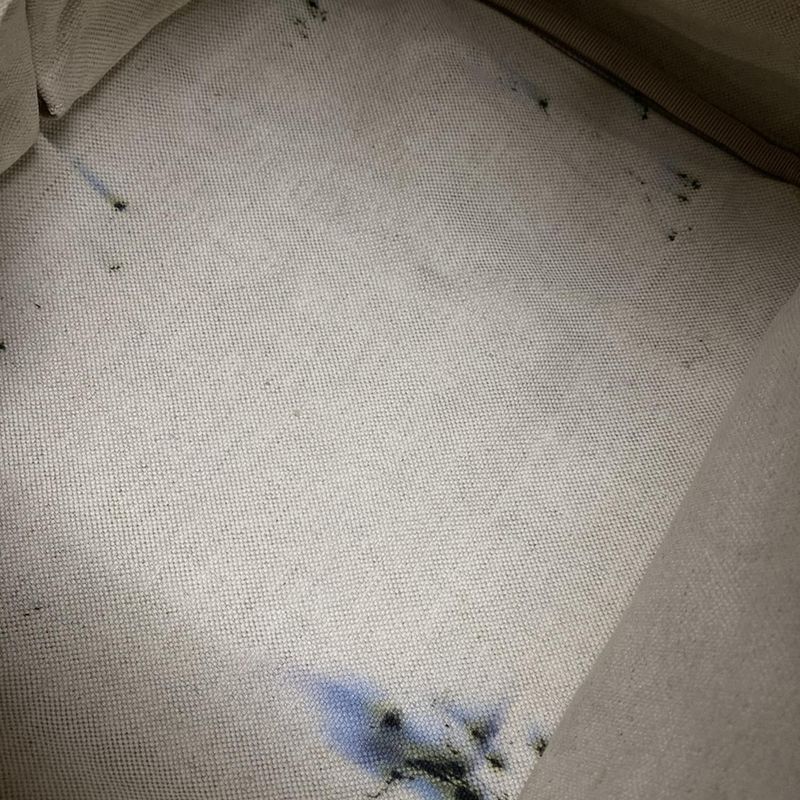 Gucci Handbag GG Pattern 247205 Beige×navy×red Mini Boston Leather