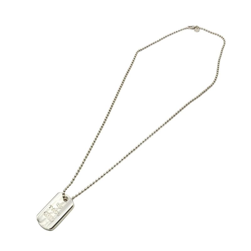 Tiffany & Co Necklace 1837 Tag Silver Ball Chain