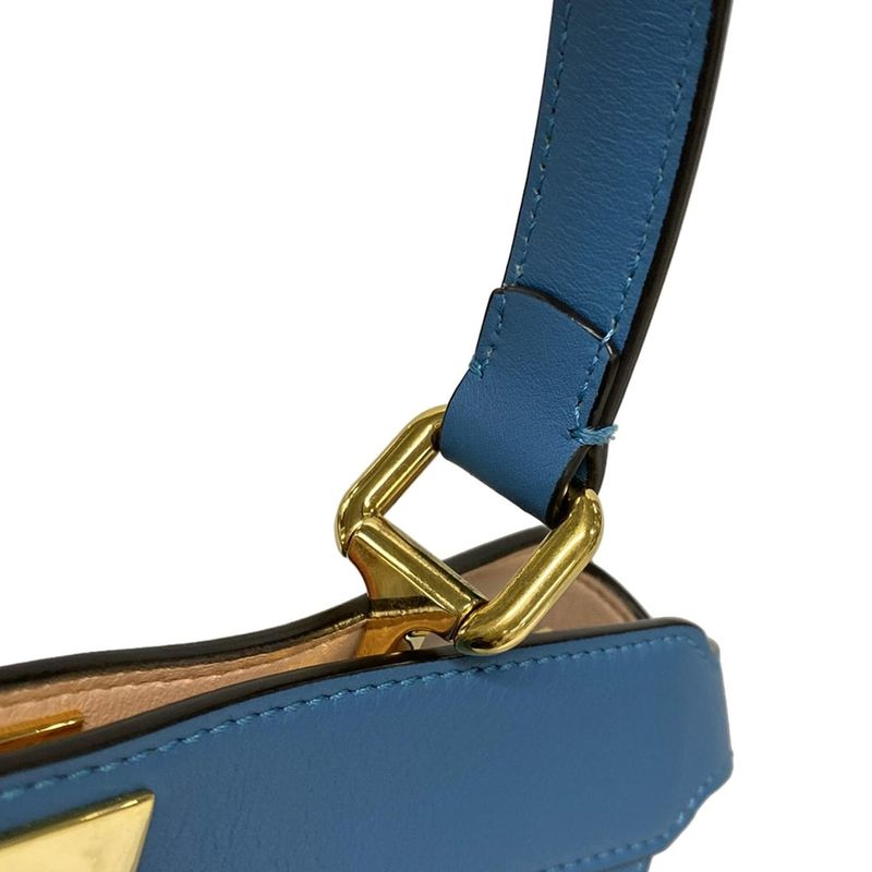 Fendi Handbag Peekaboo Icy You Medium 8bn321-a6v3 Light Blue Detachable Inside