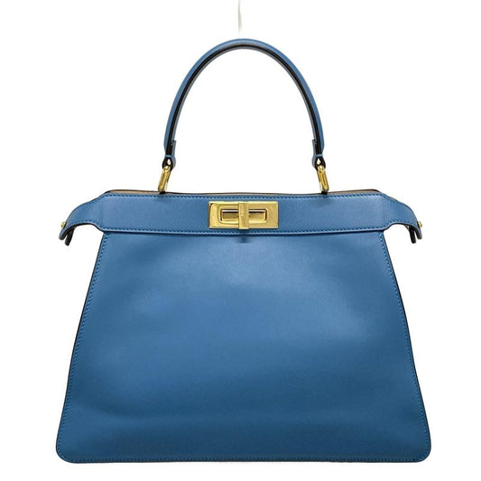 Fendi Handbag Peekaboo Icy You Medium 8bn321-a6v3 Light Blue Detachable Inside