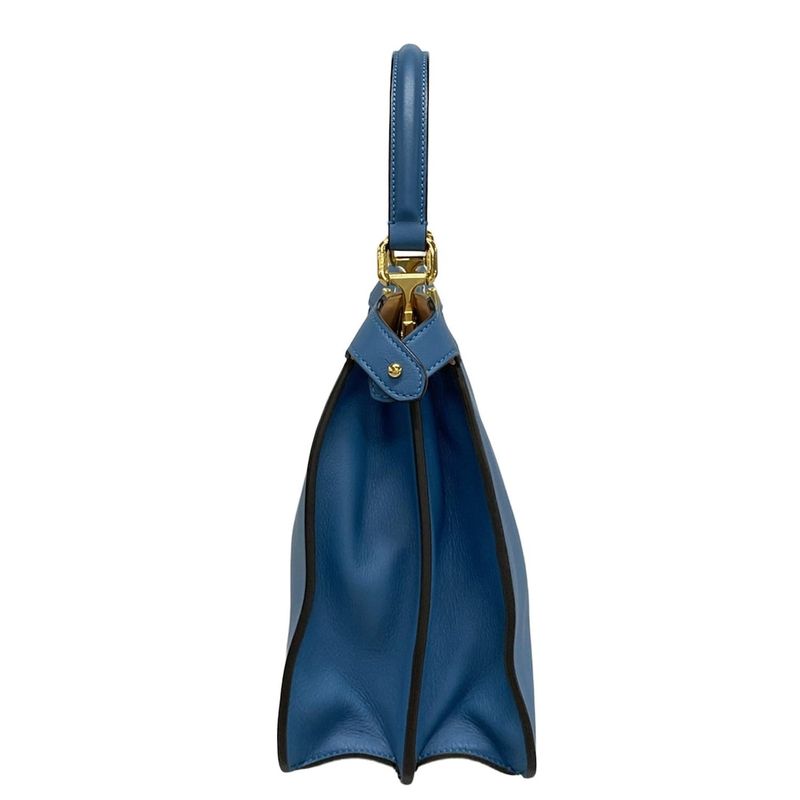 Fendi Handbag Peekaboo Icy You Medium 8bn321-a6v3 Light Blue Detachable Inside