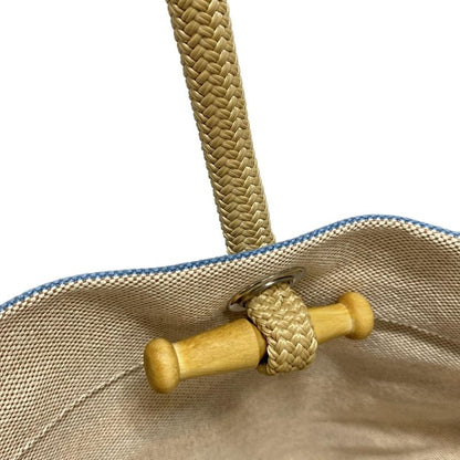 Hermes Tote Bag Escal À La Plage Ivory X Brown X Multi Silver Hardware /beach