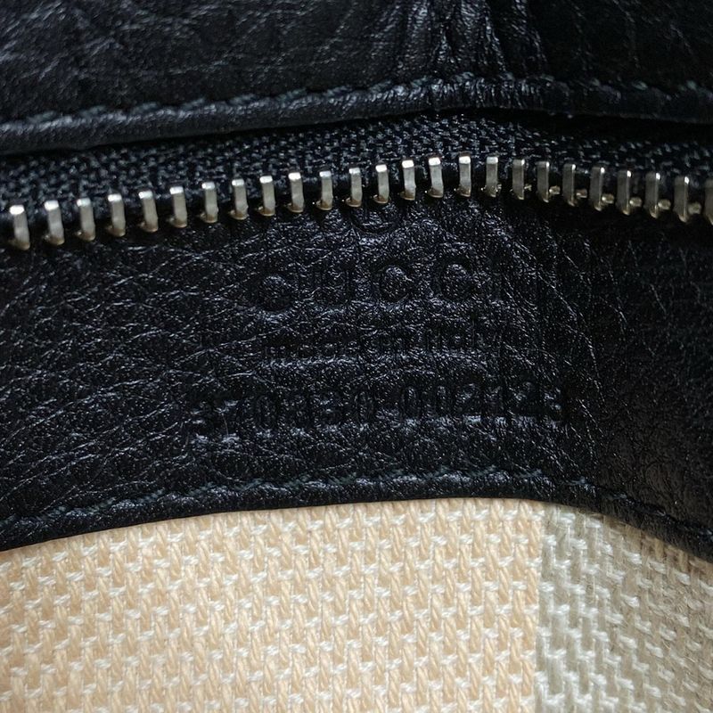 Gucci Handbag Bamboo Daily 370830 Black Leather