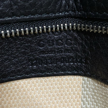 Gucci Handbag Bamboo Daily 370830 Black Leather