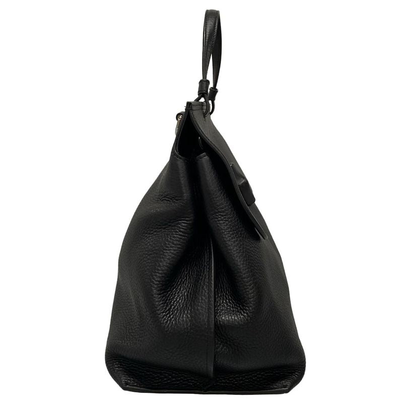 Gucci Handbag Bamboo Daily 370830 Black Leather