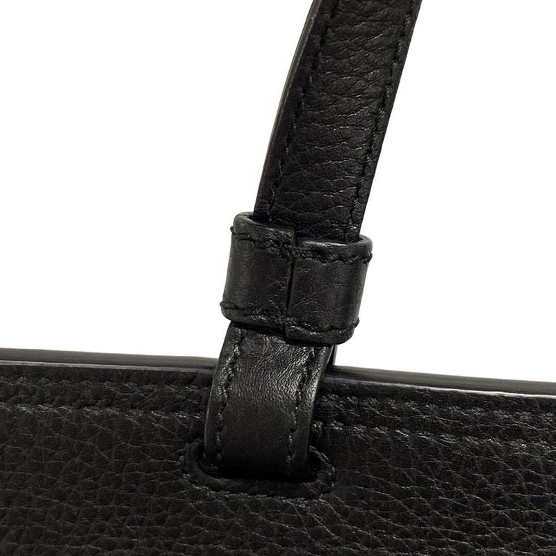 Gucci Handbag Bamboo Daily 370830 Black Leather