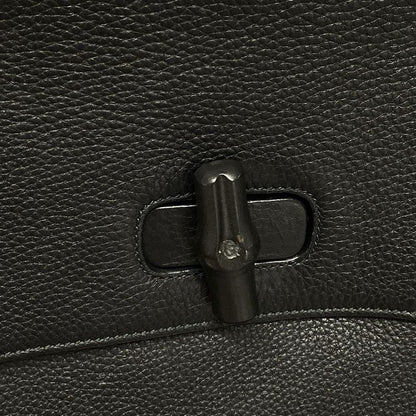 Gucci Handbag Bamboo Daily 370830 Black Leather