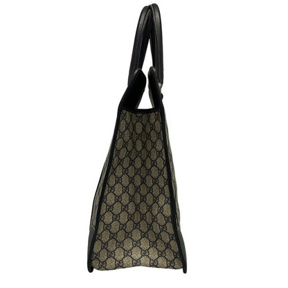 Gucci GG Plus GG Supreme 145842 Ivory X Navy X Red Leather