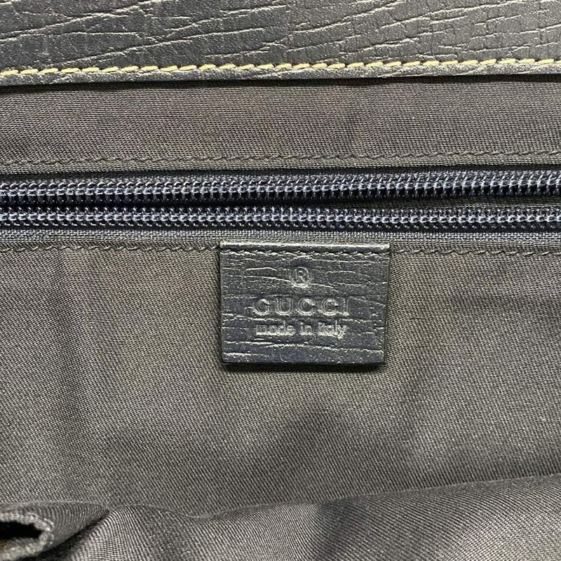 Gucci GG Plus GG Supreme 145842 Ivory X Navy X Red Leather