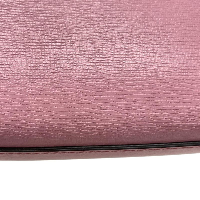 Gucci Handbag - 671623 Pink×yellow×multi Bananya Collaboration/bnf Leather